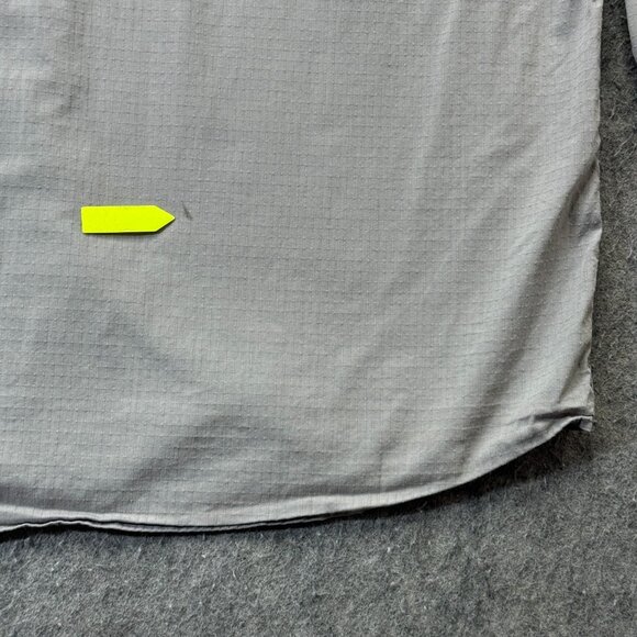 Carhartt Force Mandan Shirt Men M Gray Ripstop Nylon Cotton Long Sleeve Solid - Picture 10 of 16